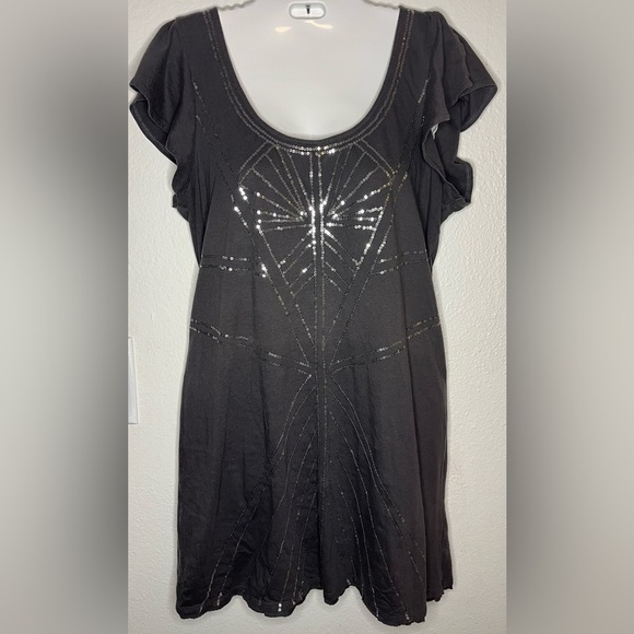 American Eagle Sequin Embellished Mini Dress – Size M 🖤 - Picture 1 of 7